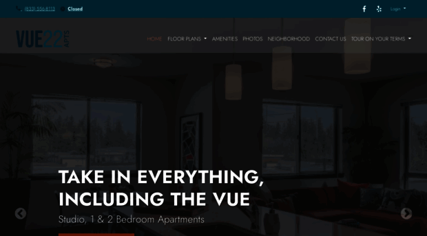vue22apts.com