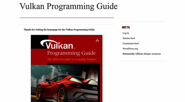 vulkanprogrammingguide.com