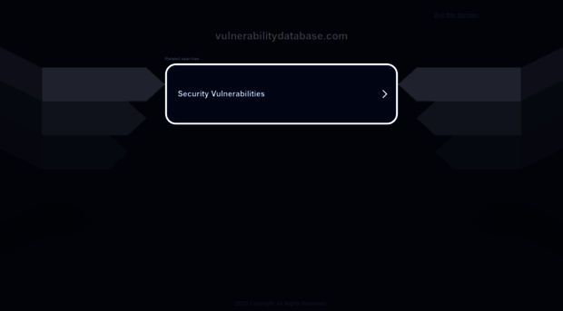 vulnerabilitydatabase.com