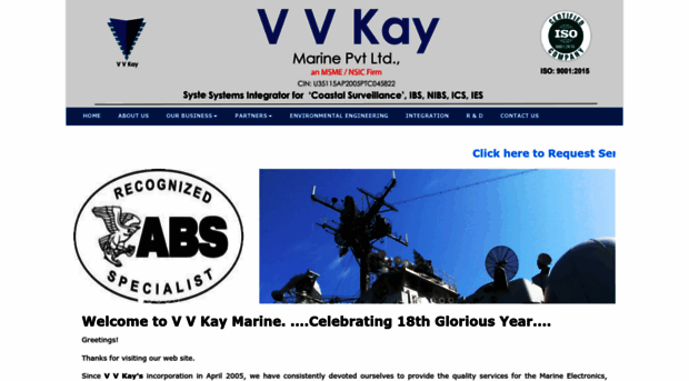 vvkaymarine.co.in