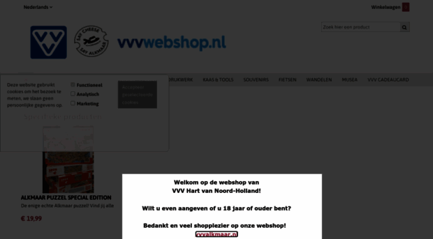 vvvwebshop.nl