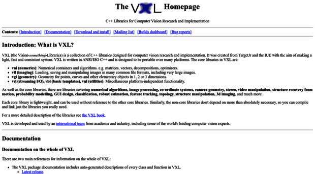 vxl.sourceforge.net