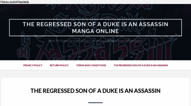 w3.theregressedsonofdukeisanassassin.com