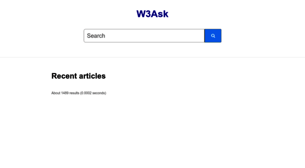 w3ask.com