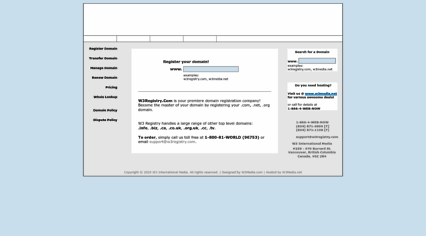 w3registry.com
