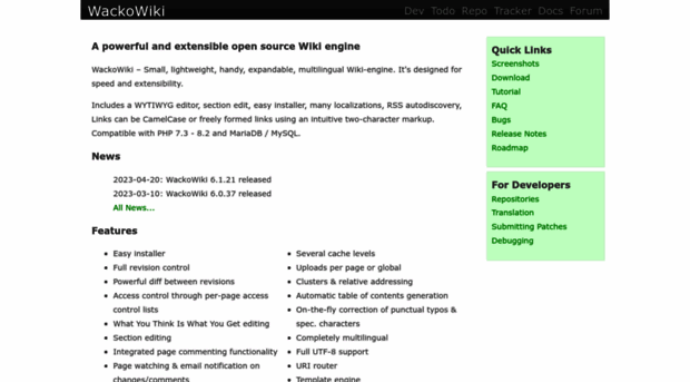 wackowiki.sourceforge.net