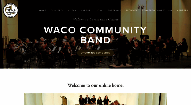 wacocommunityband.org