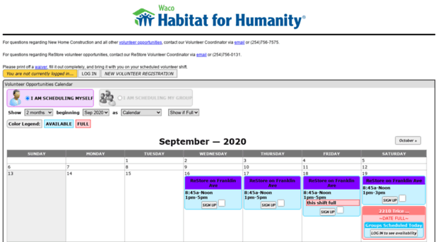 wacohabitat.volunteermatrix.com