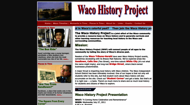 wacohistoryproject.org