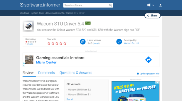 wacom-stu-driver.software.informer.com