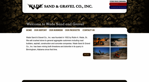 wadesandandgravel.com