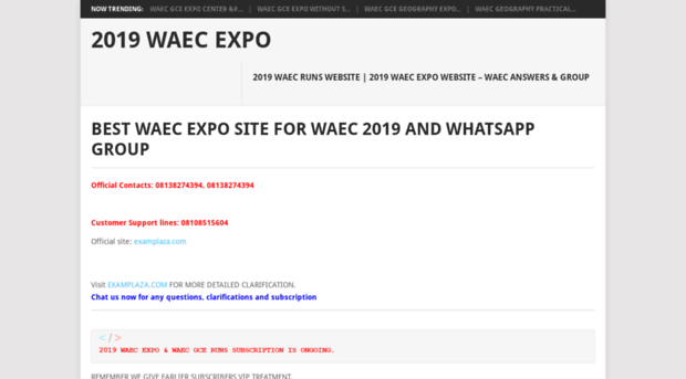 waecexpo.com.ng