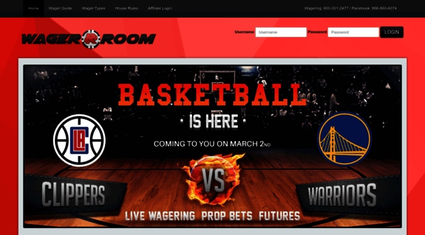 wagerroom.com