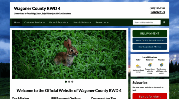 wagonerrwd4.com - Home | Wagoner County RWD 4 - Wagoner RWD 4