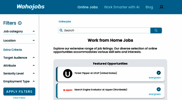 wahojobs.com