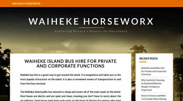 waihekehorseworx.co.nz