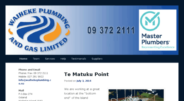 waihekeplumbing.co.nz