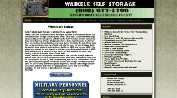 waikeleselfstorage.com