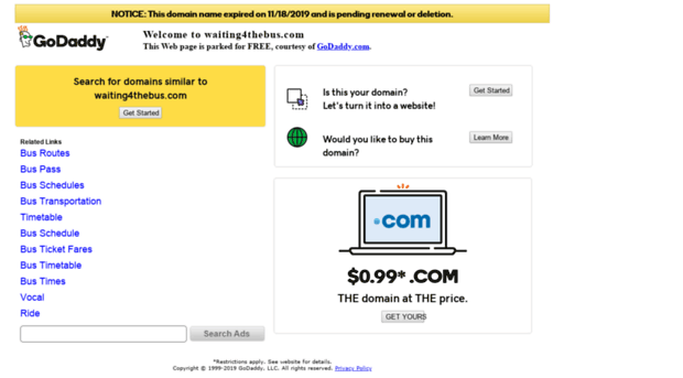 waiting4thebus.com