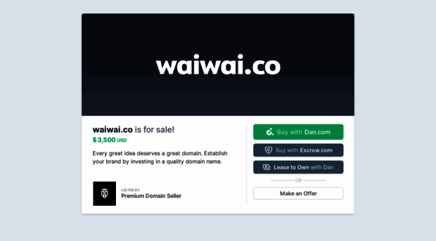 waiwai.co