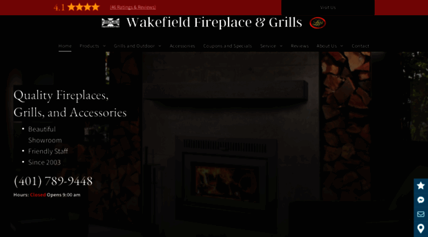 wakefieldfireplaceandgrills.com