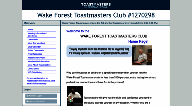 wakeforest.toastmastersclubs.org