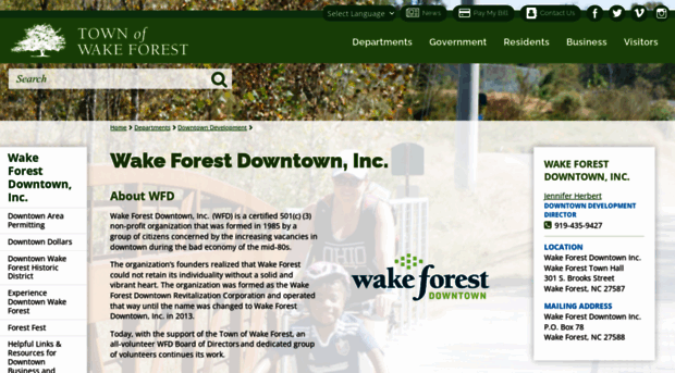 wakeforestdowntown.com