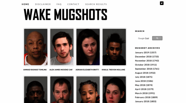 wakemugshots.com