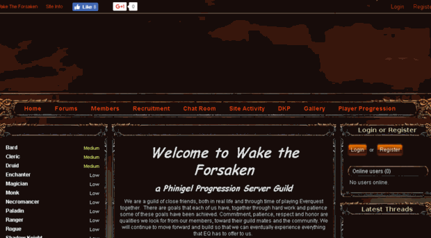 waketheforsaken.enjin.com