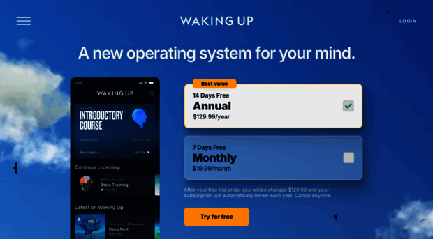 wakingup.com