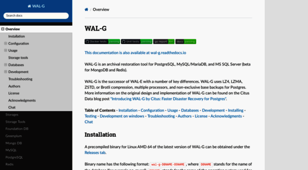 wal-g.readthedocs.io