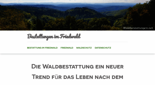 waldbestattungen.net