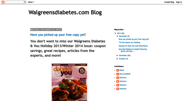 walgreensdiabetes.blogspot.com