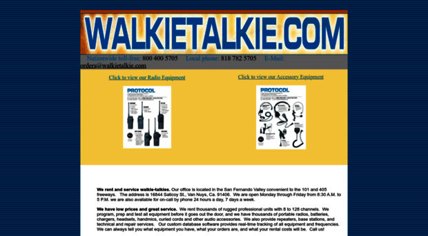 walkietalkie.com