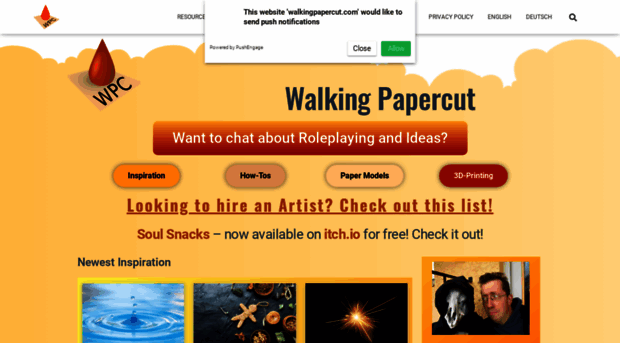 walkingpapercut.com