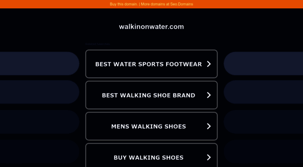 walkinonwater.com