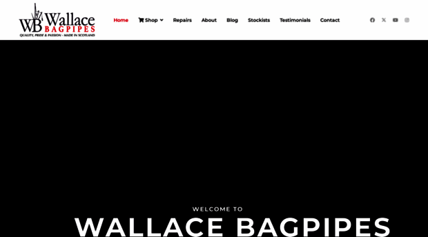 wallacebagpipes.com