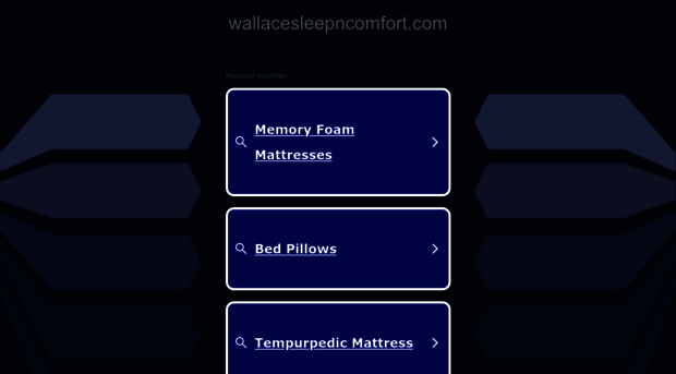 wallacesleepncomfort.com