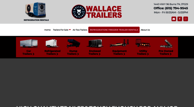 wallacetrailersales.com