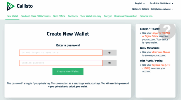 wallet.callisto.network