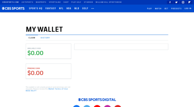 wallet.cbssports.com