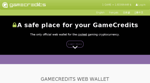wallet.gamecredits.org