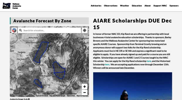 wallowaavalanchecenter.org