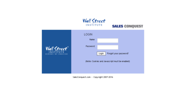 wallstreet.salesconquest.com
