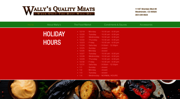 wallysqualitymeats.com