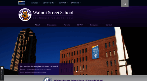 walnutstreet.dmschools.org