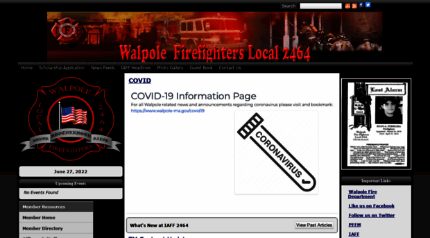 walpolefirefighters.org