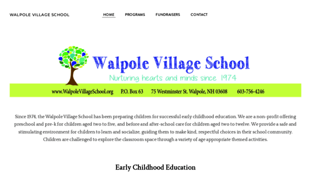 walpolevillageschool.org