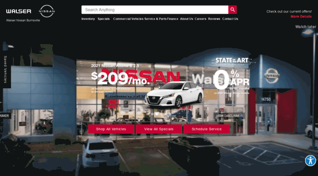 walsernissanburnsville.com