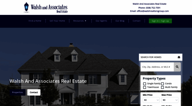 walshandassociatesrealestate.com